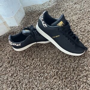 adidas Black and White Stan Smith Sneakers